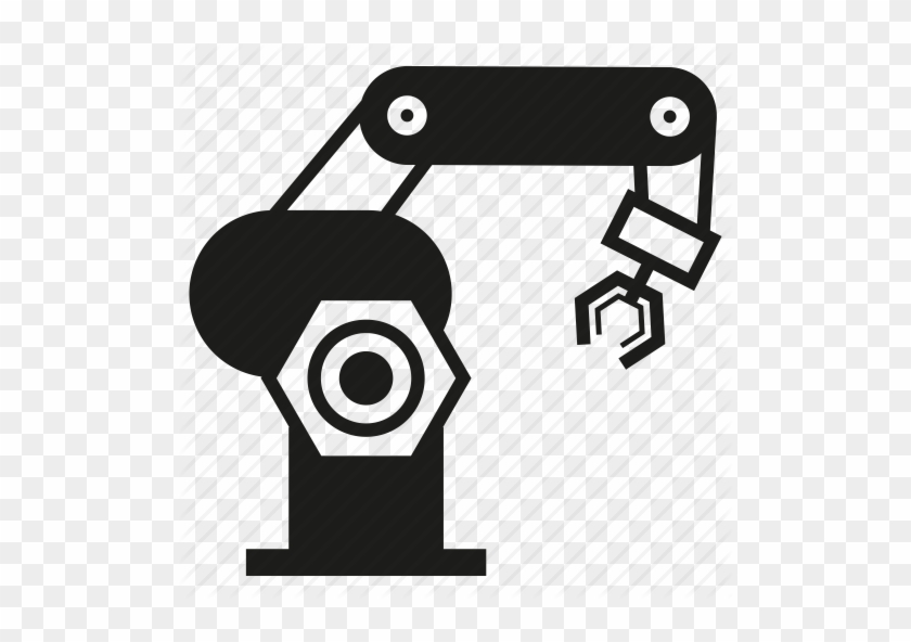 Download Mechanical Arm Icon Clipart Robotic Arm Robotics - Manufacturing And Technology Icon #1428489