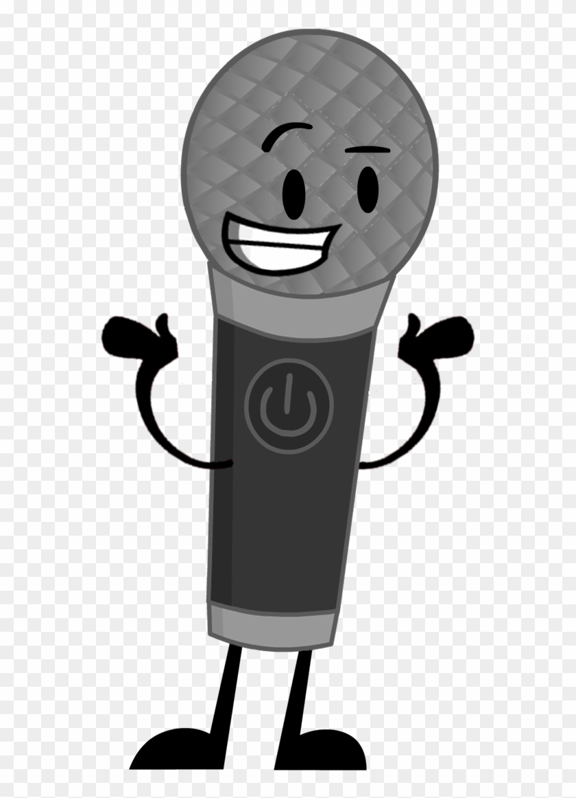 Microphone Clipart Black Object - Microphone Inanimate Insanity #1428535
