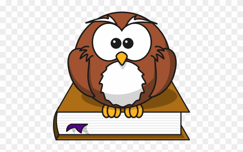 Cartoon Owl On Book Free Clip Art - Cartoon Owl Shower Curtain #1428561