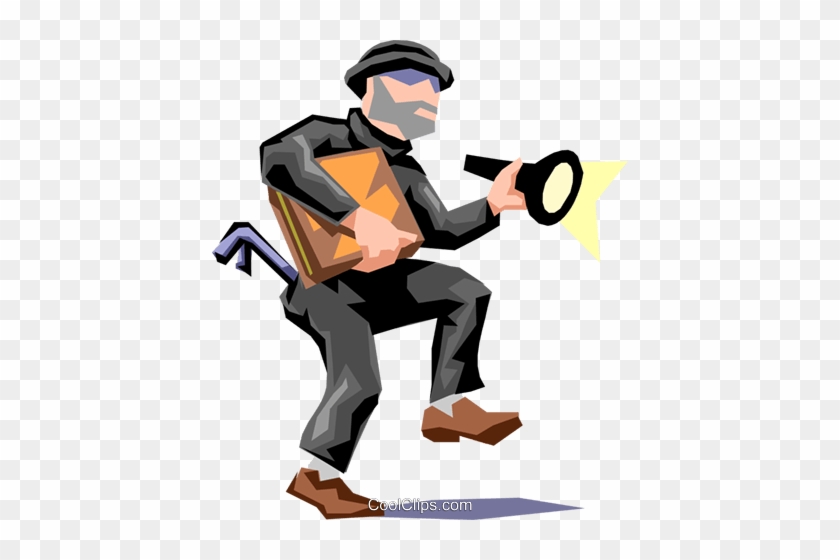 Burglar Clipart Burglary Vector Royalty Free Stock - Clipart Burglars #1428687