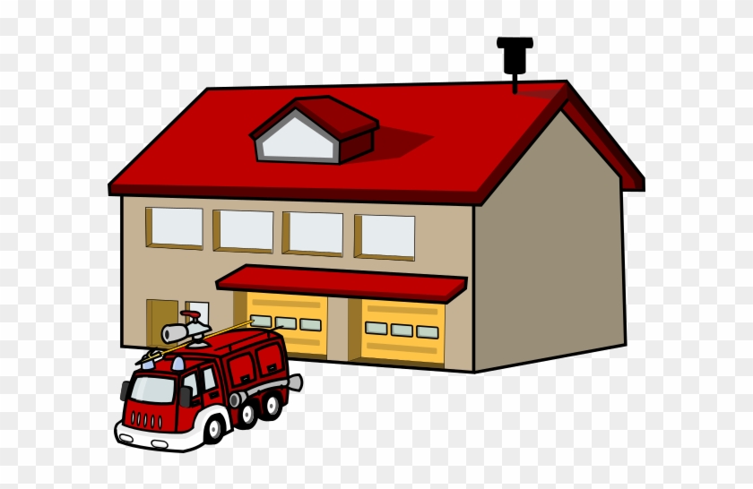 Fire Station Clipart Free #1428945