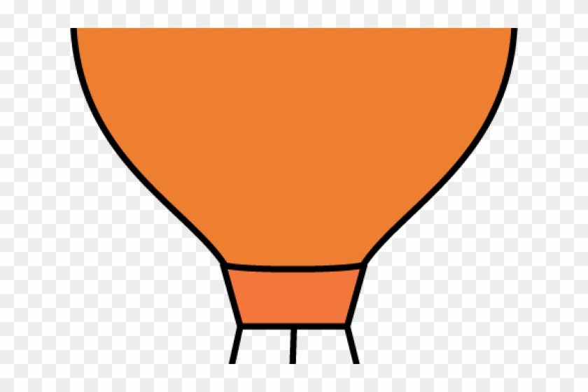 Hot Air Balloon Clipart Orange - Clip Art #1428987