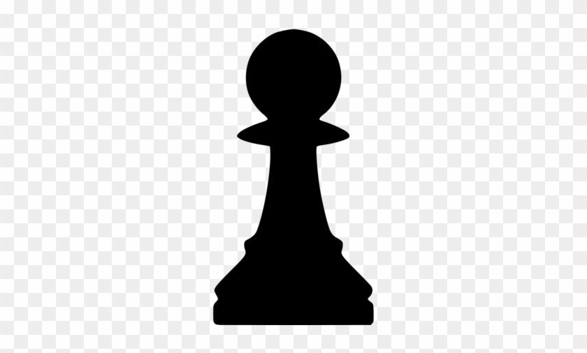 Chess Piece Pawn Rook Knight - Pawn Chess Piece Silhouette #1429035
