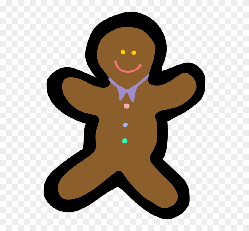 Gingerbread Clipart Vector - Gingerbread Man #1429102