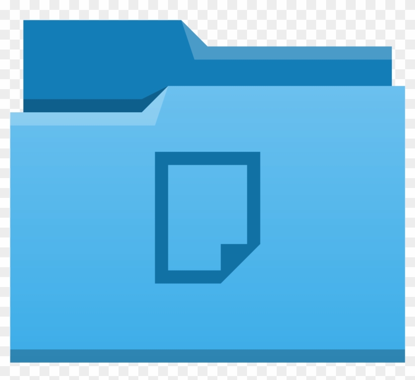 Document Clipart Blue Folder - Wikimedia Commons #1429181