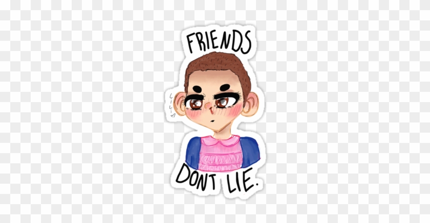 Stranger Things Clipart Friends Don Lie 11 Stranger - Clip Art #1429183