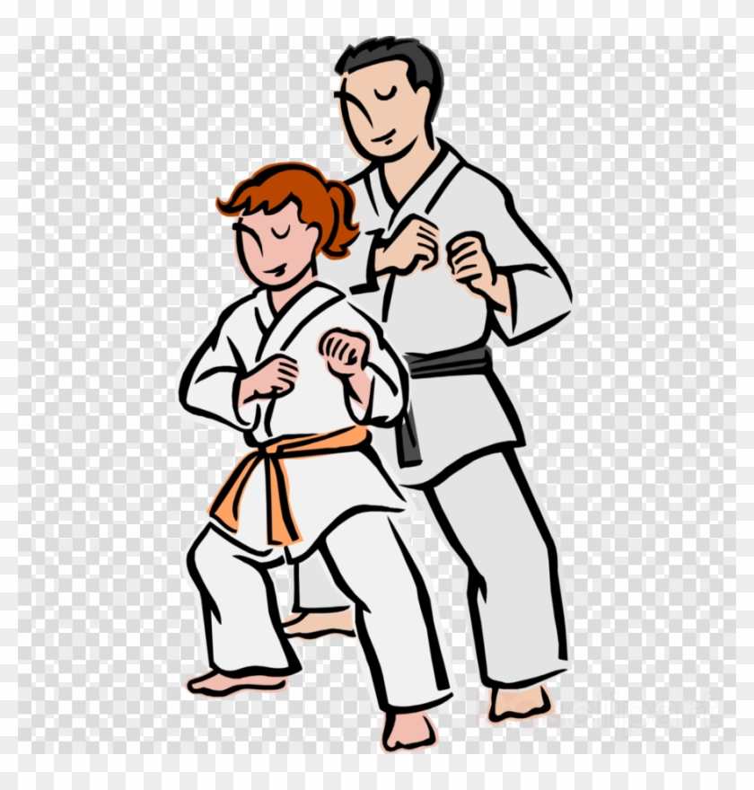 Karate Friends Clip Art Clipart Martial Arts Kenpō - Cartoon #1429184