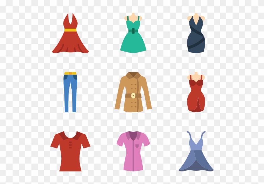 Jpg Library Woman Clothes Icons - Clip Art Clothes Png #1429199