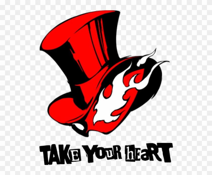 Persona 5 Take Your Heart Transparent Png - Phantom Thieves Of Hearts Logo #1429396