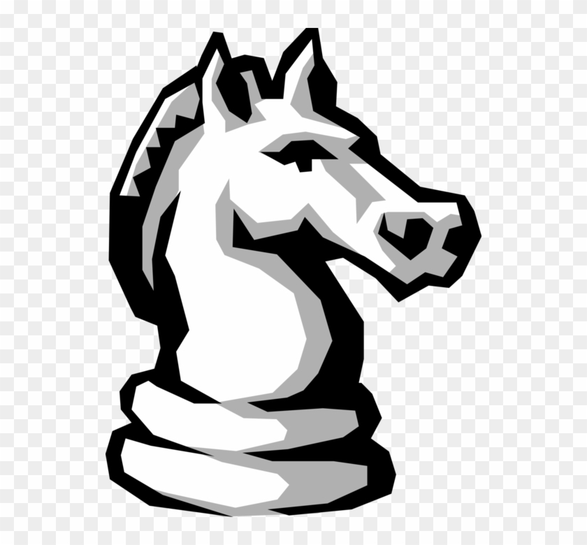 Chess Piece Vector Image Illustration Of Horses - European Chess Championship: Munich 1942 By Aj. Gillam #1429415