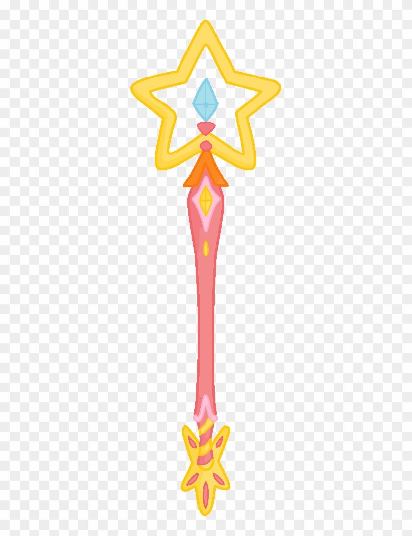 Glitter Clipart Wand - Winx Club Mythix Stella Wand - Free Transparent PNG  Clipart Images Download