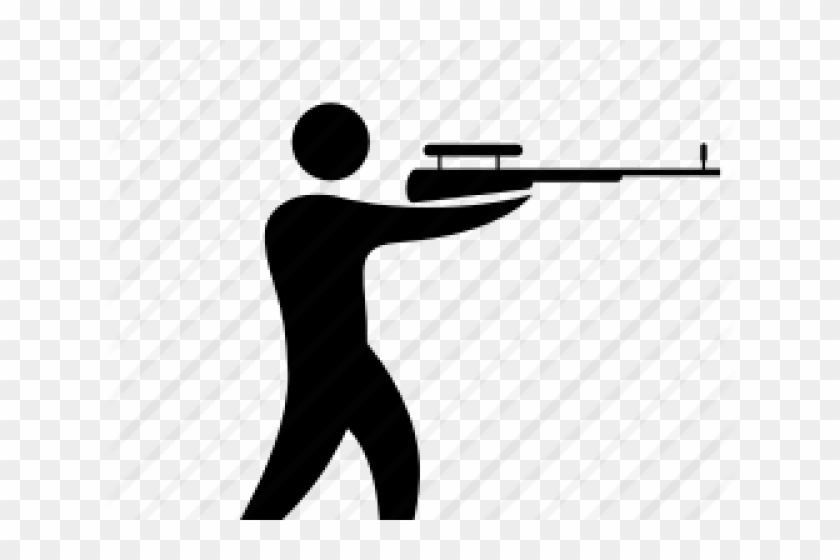 Olympic Games Clipart Sporty Person - Shoot Rifle #1429462