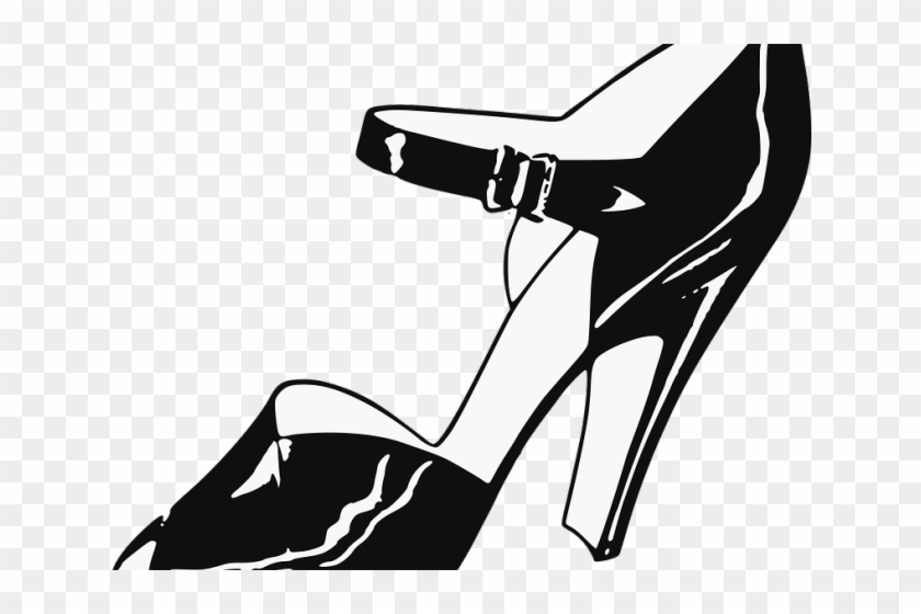 Women Shoes Clipart Female Shoe - Sepatu Sandal Vector #1429616