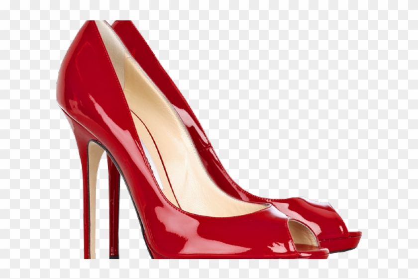 Women Shoes Clipart Stilettos - Jimmy Choo Red Patent #1429618