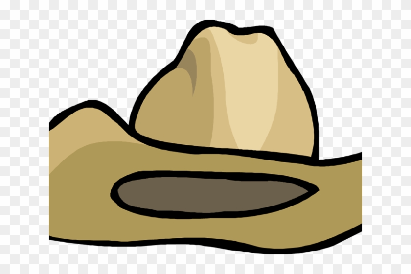 Straw Hat Clipart Western Theme - Cartoon Clip Art Cowboy Hat #1429621