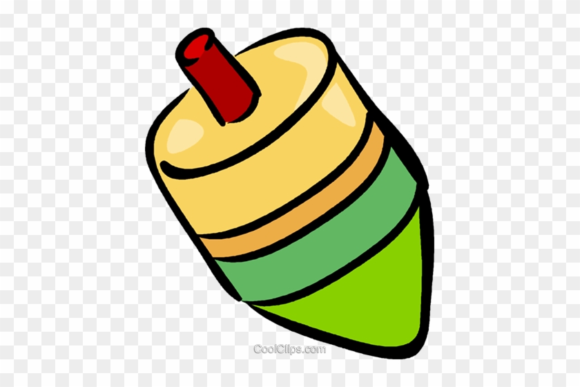 Spinning Top Royalty Free Vector Clip Art Illustration - Clip Art