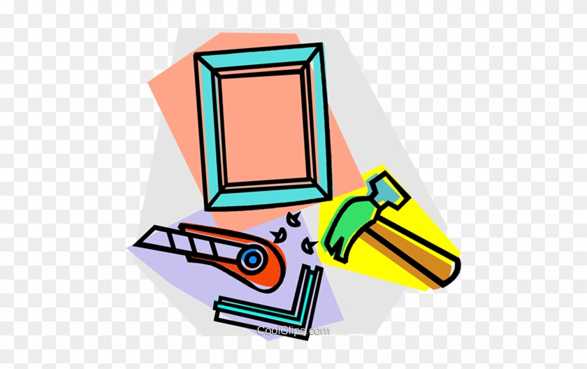 Picture Frame, And Framing Supplies Royalty Free Vector - Object #1429815
