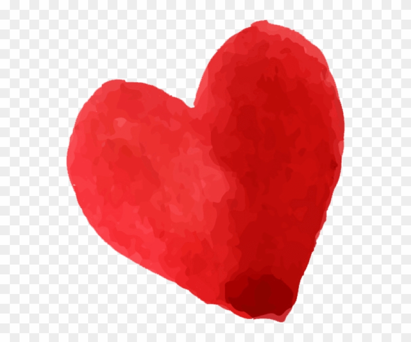 Beautiful Watercolor Heart Stickers By Digital Ruby, - Watercolor Heart Clipart #1429962