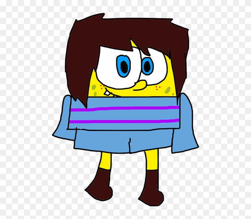 Spongebob Squarepants As Frisk By Mommy-quartz - Pinterest #1430340