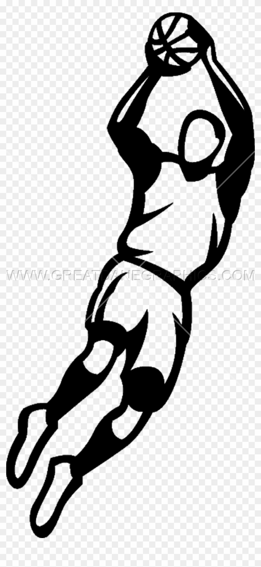 Basketball Jumpshot - Jump Shot Basketball Clipart #1430359