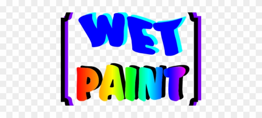 Clip Transparent Stock Wet Paint Signs Md - Clip Art #1430383