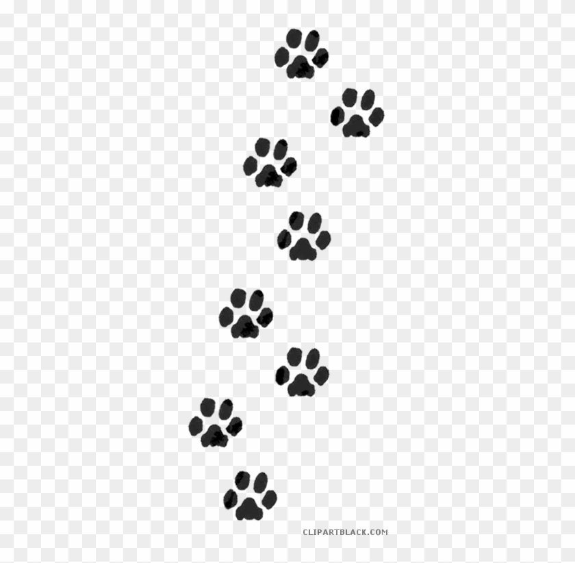 Hykler hoste Indkøbscenter Paw Print Animal Free Black White Clipart Images Clipartblack - Dog Paw  Print Png - Free Transparent PNG Clipart Images Download