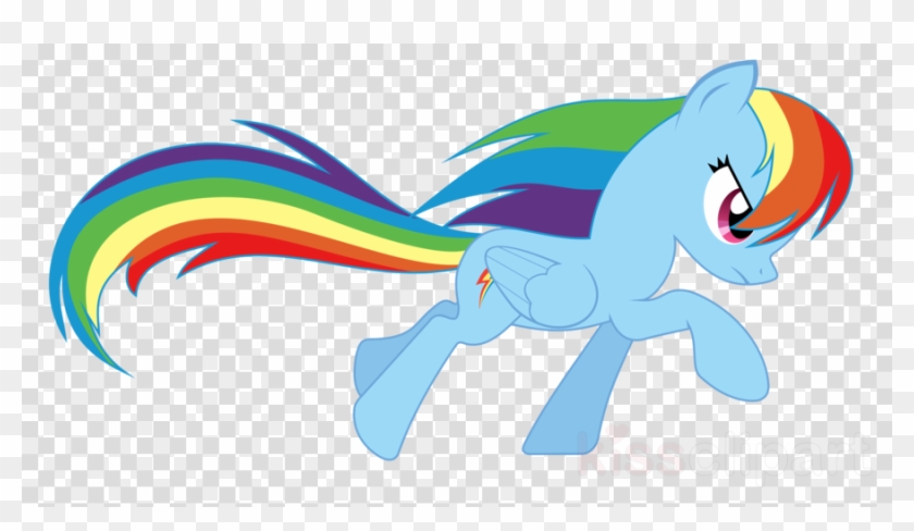 Download Running Clipart Pony Rainbow Dash Horse - Location Pin Transparent #1430433