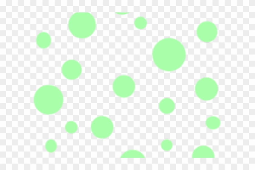 Dots Clipart Green - Polka Dot #1430448