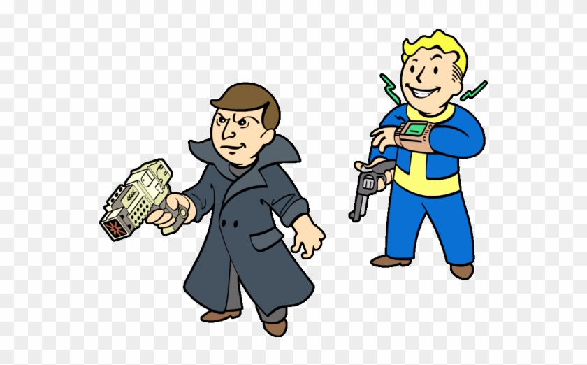 Little Boy Clipart Neat - Fallout Vault Boy Art Style #1430469