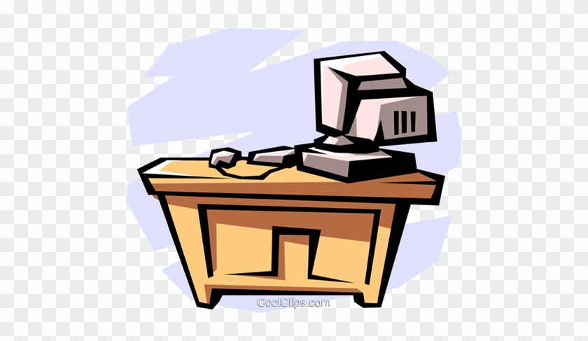 Desk Clip Art Desk With Computer Clipart Clipground - Desk With Computer Clip Art #1430470