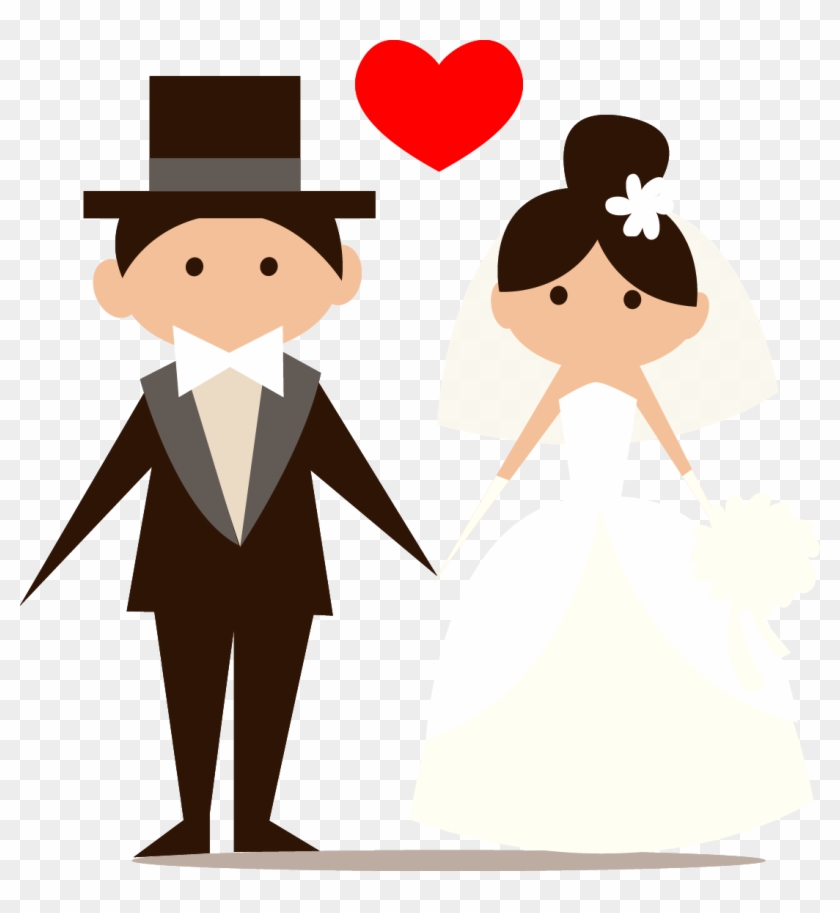 Free Wedding Clipart At Getdrawings Com Free For Personal - Bride And Groom Clip #1430554