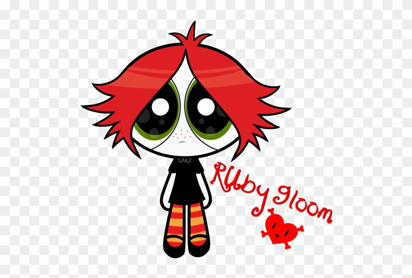 Ruby Gloom As A Power Puff Girl - Ruby Powerpuff Girls #1430604