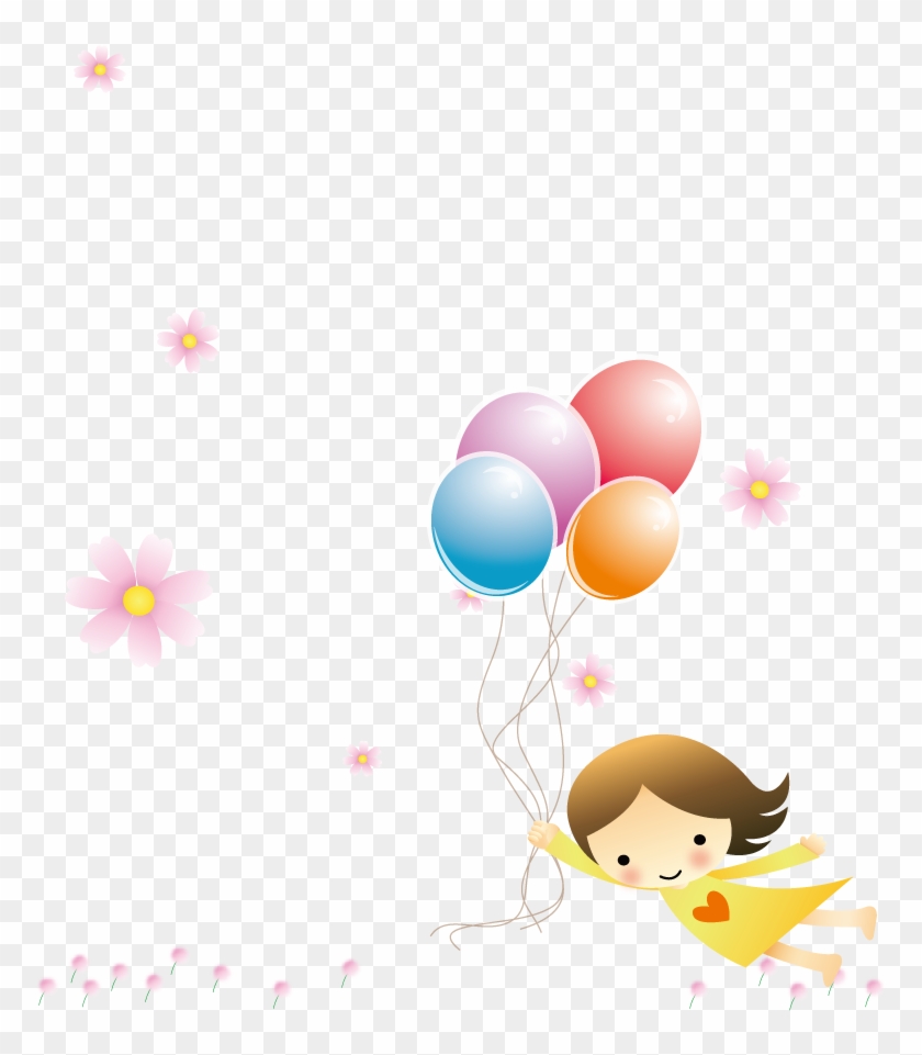 Holding Balloons Silhouette At Getdrawings Com Free - 儿童 节 #1430682