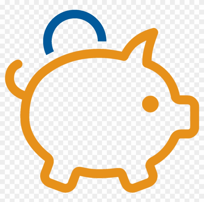 Icône Sauvez De L'argent - Piggy Bank Icon Png #1430731