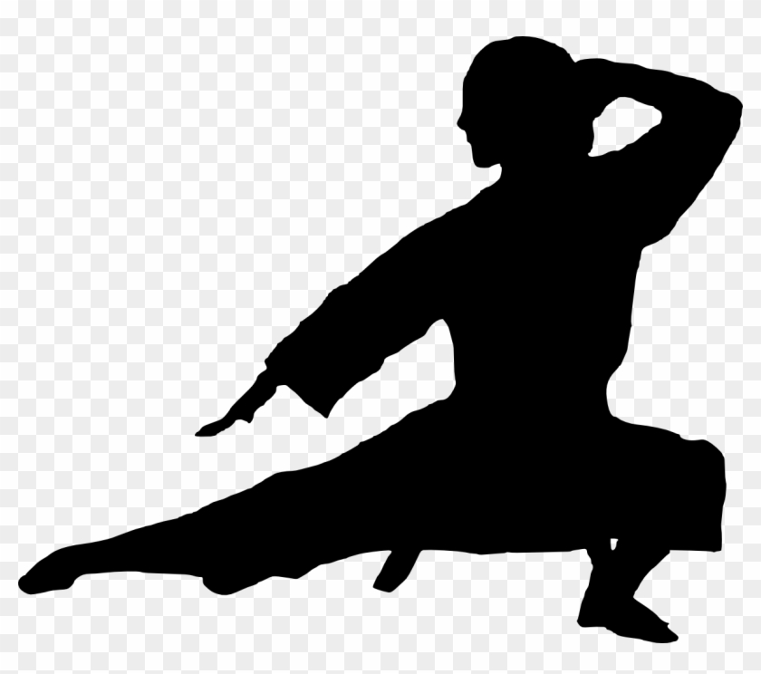 Silhouette At Getdrawings Com Free For Personal - Martial Arts Silhouette Transparent #1430959