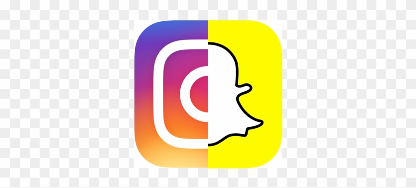 Instagram Clipart Snapchat - Snapchat Instagram Logo Png #1431020
