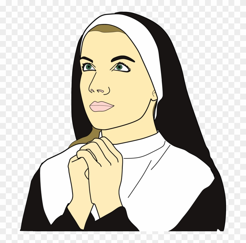 Nun Monk Can Stock Photo Istock Sister - Nun Clipart Black And White #1431167