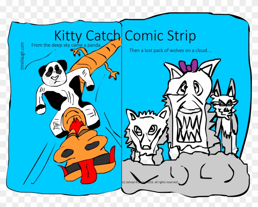 Kitty Catch Comic Strip Kittycatchasuki Gets Attacked - Cartoon #1431277