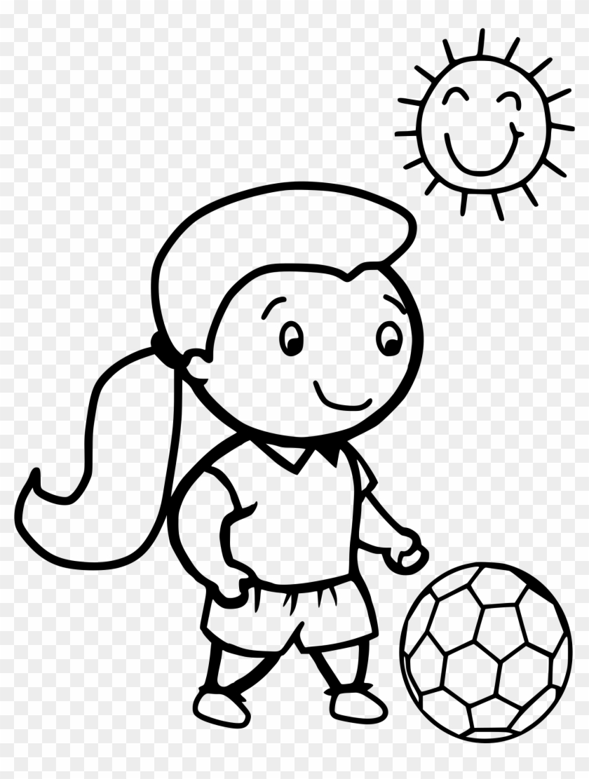 Big Image - Soccer Coloring Pages #1431294