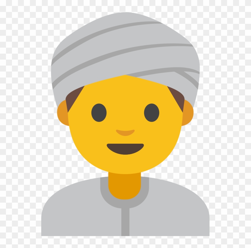 File - Emoji U1f473 - Svg - Android #1431341