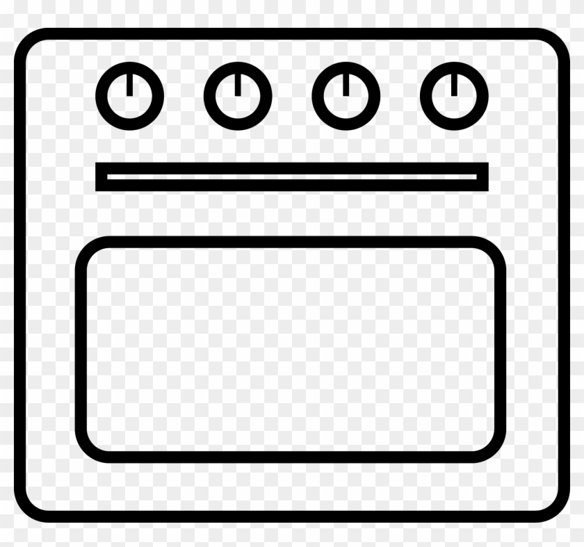 Picture Download Collection Of Black - Oven Clipart Black And White #1431398