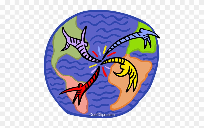 Representing World Continents Royalty Free Vector Clip - Representing World Continents Royalty Free Vector Clip #1431512