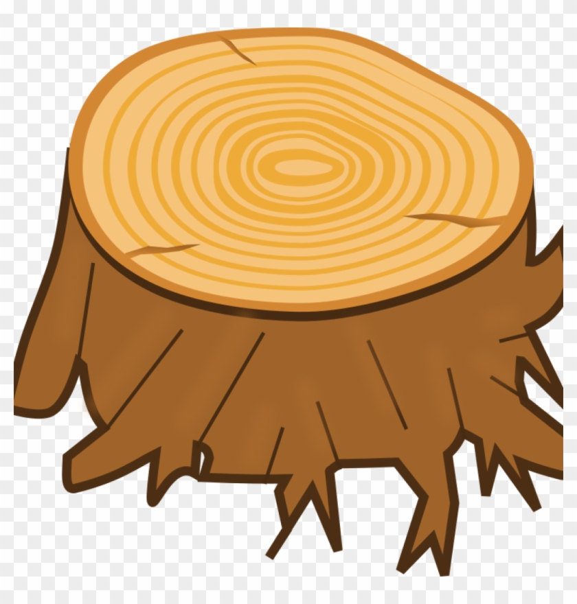 Wood Log Clipart Go Back Gallery For Wood Log Clip - Tree Stump Clip Art #1431568
