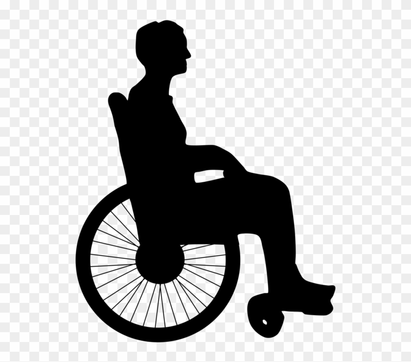 All Photo Png Clipart - Person In Wheelchair Silhouette Png #1431621
