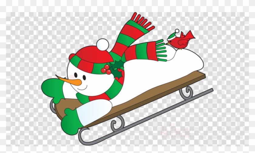 Clip Art Clipart Santa Claus Sled Clip Art - Clip Art Snow Sled #1431676