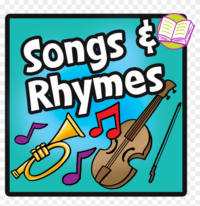 Rhythm Word Cliparts - Songs And Rhymes Clipart #1431734