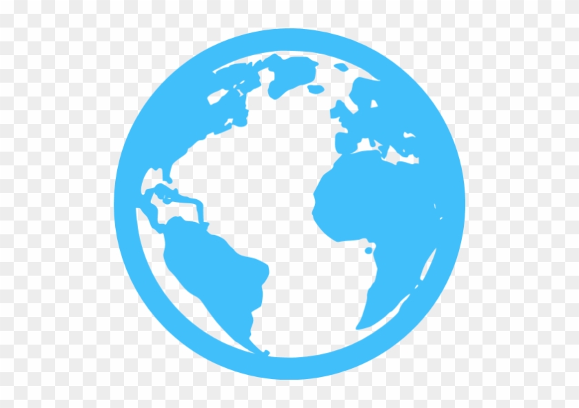 International Program - Globe Icon Png Blue #1431779
