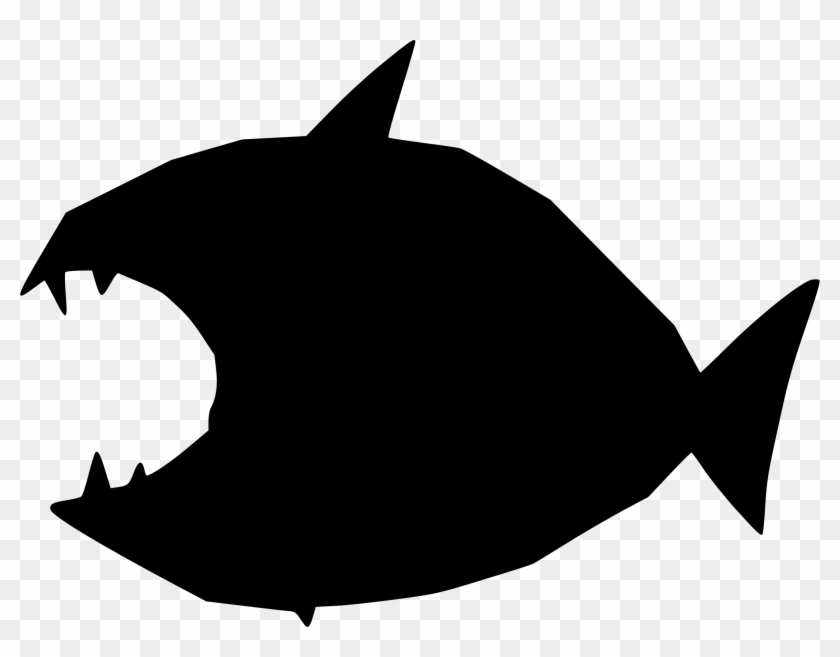 Big Image - Silhouette Piranha #1431783