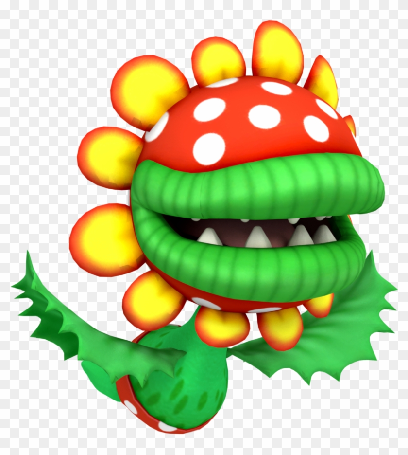 573kib, 855x935, Petey Piranha Flying To Final Destination - Gamecube Nintendo Petey Piranha #1431825