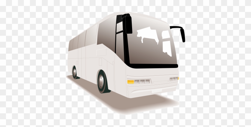 Bus, Tour, Car Clipart Png Images - White Bus Vector #1431890